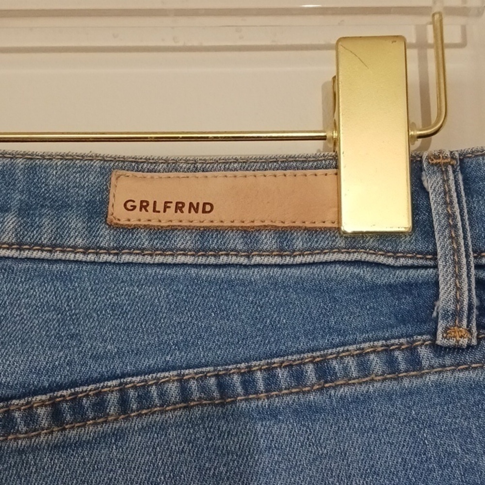 GRLFRND Kendall Super Stretch High Rise Skinny Jeans, Amelia Wash, Size 28 - Picture 6 of 12